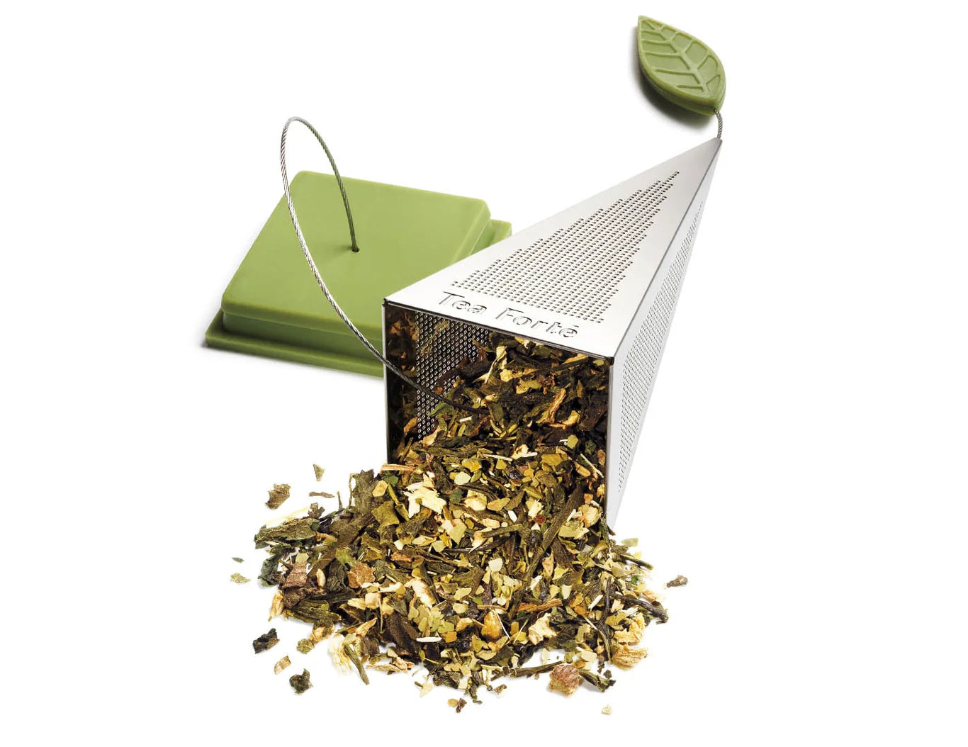 TEA FORTE INFUSOR PIRAMIDE ACERO INOXIDABLE