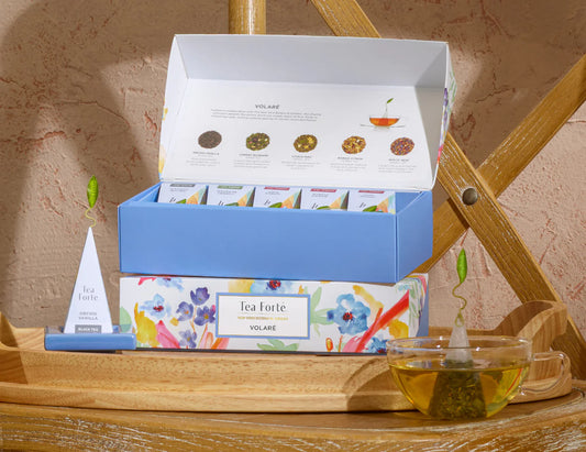 Set Té Premium 10 Pirámides Volare Collection | Tea Forté