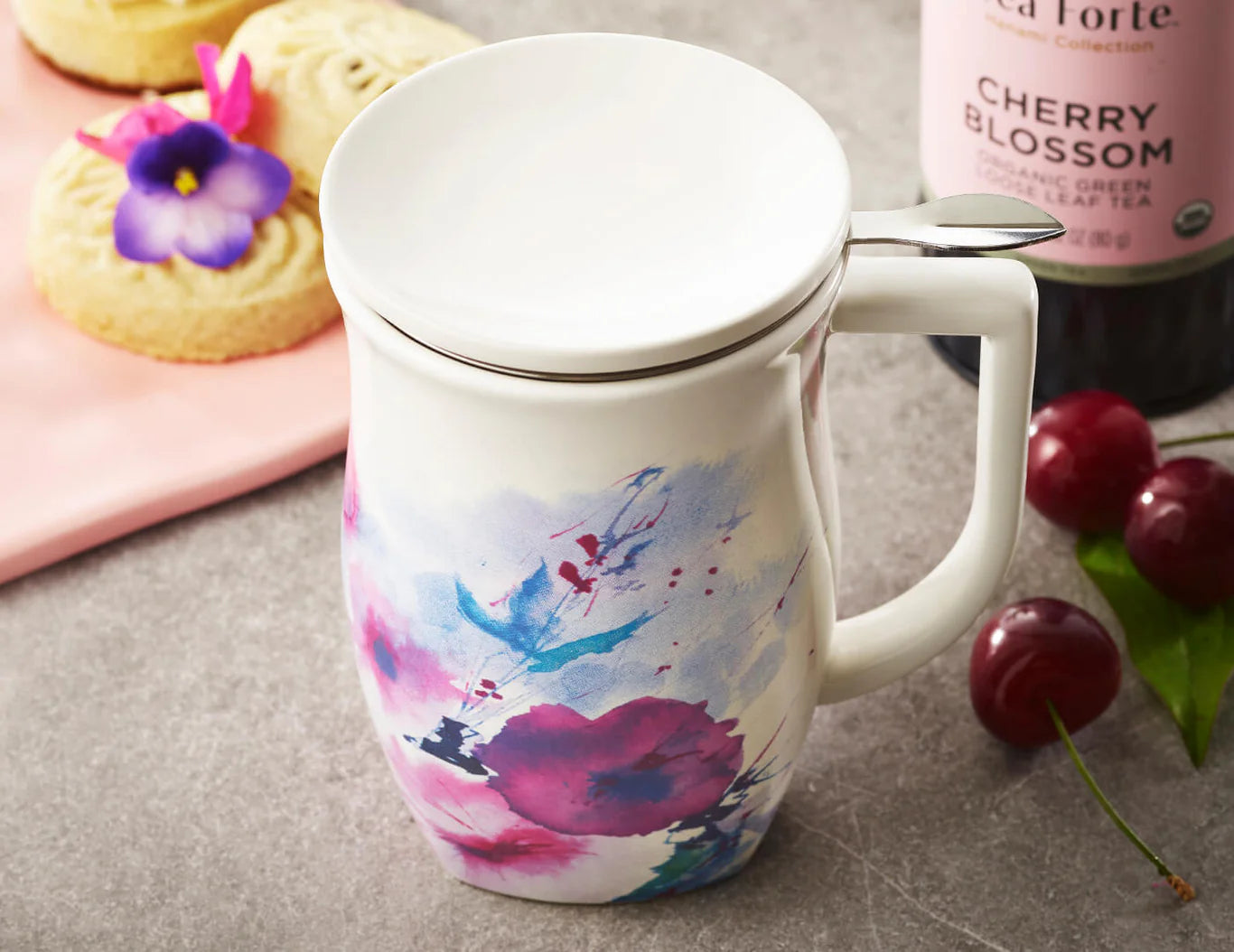 Taza con Infusor Fiore Verbena
