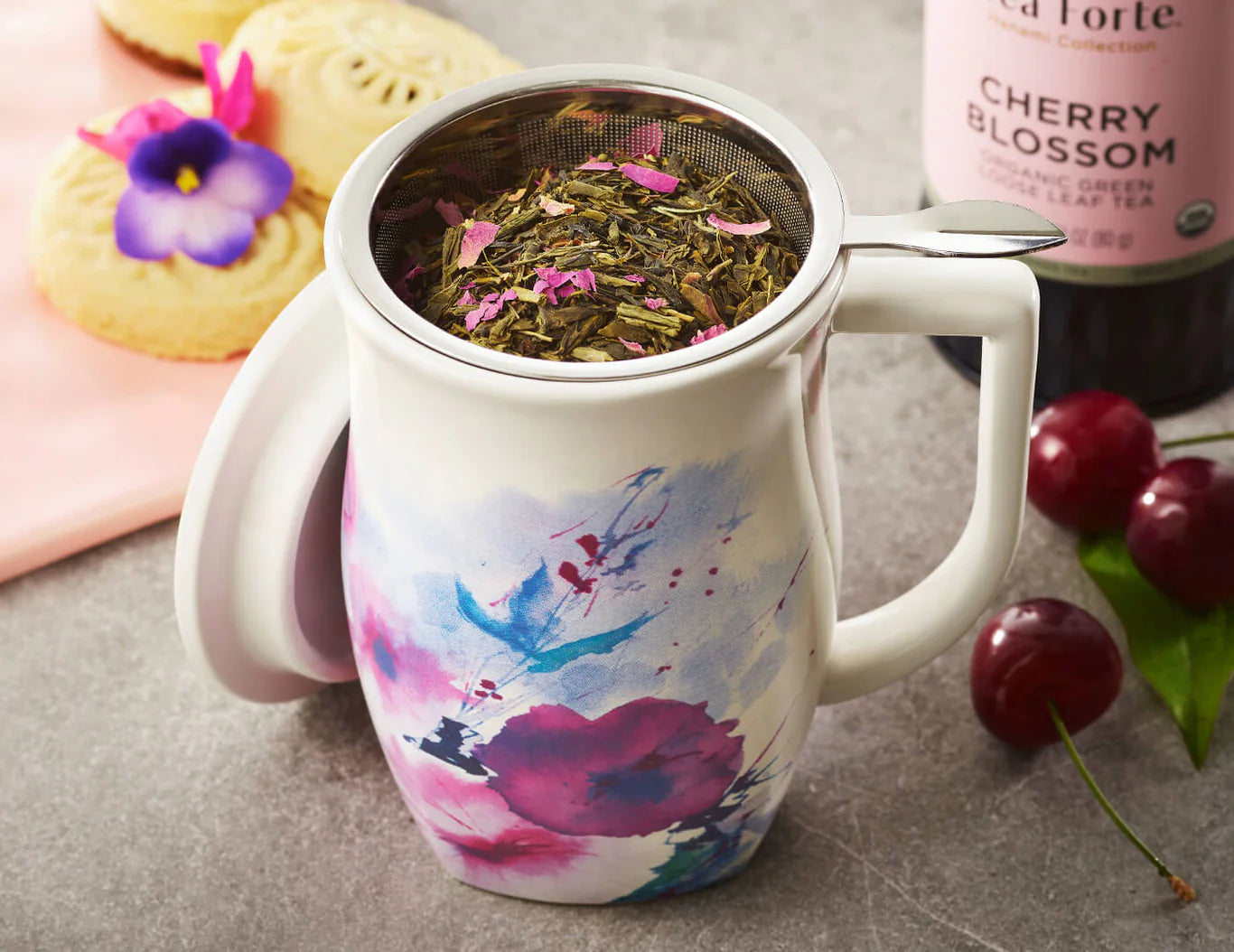 Taza con Infusor Fiore Verbena