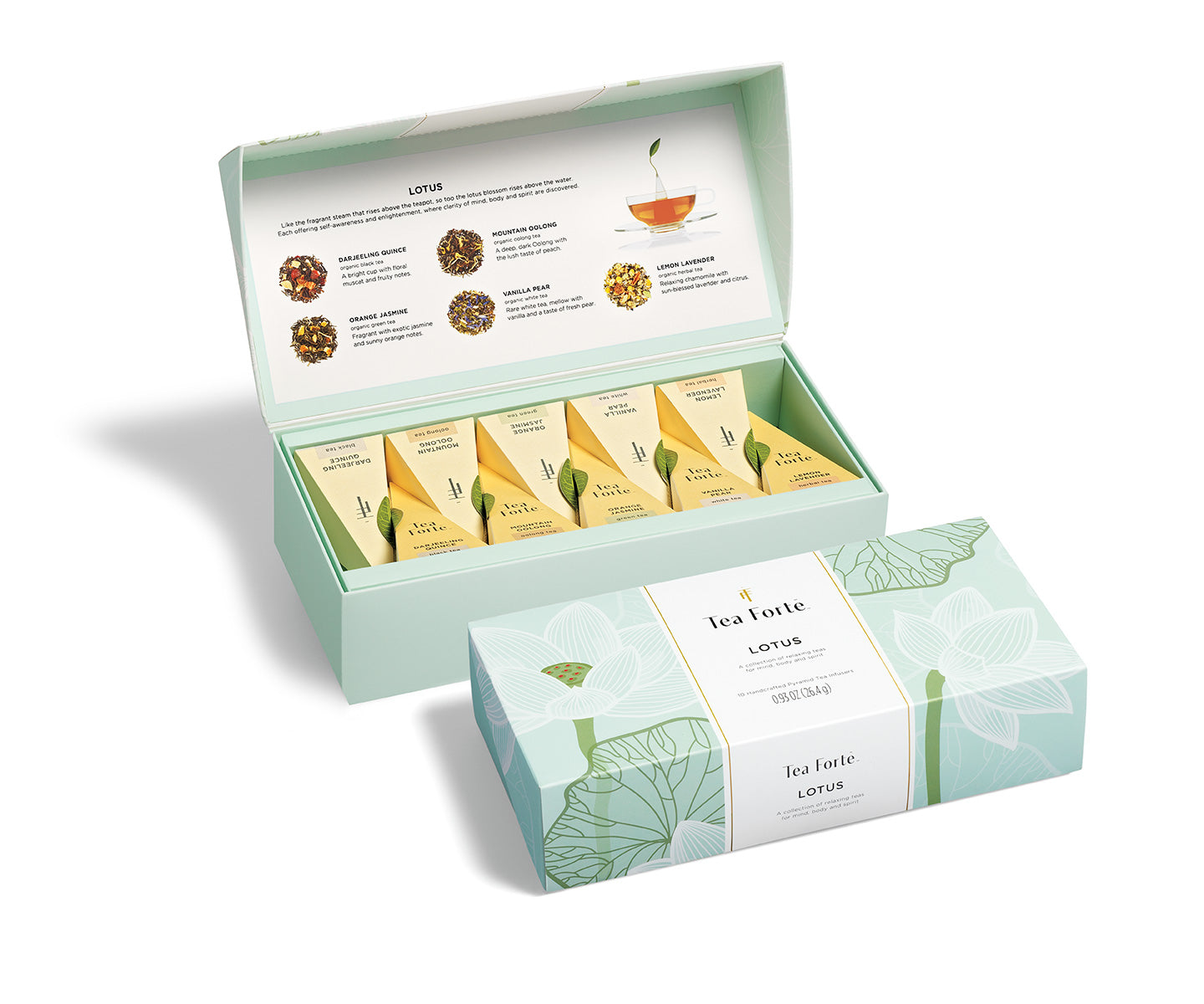 TEA FORTE LOTUS 10 PIRÁMIDES