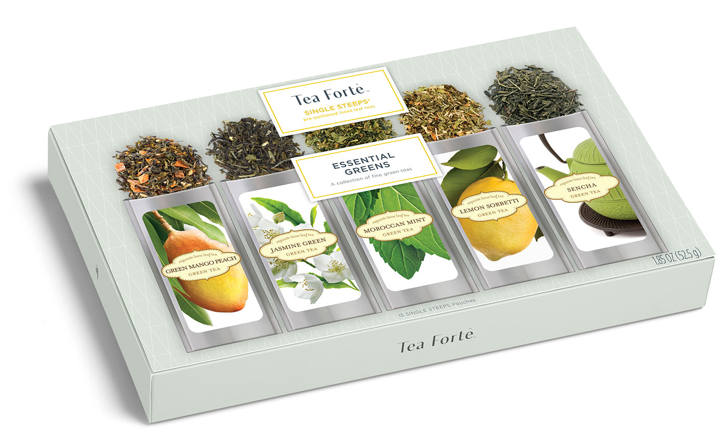 TEA FORTE SINGLE STEEPS® TÉ VERDE ESSENTIALS