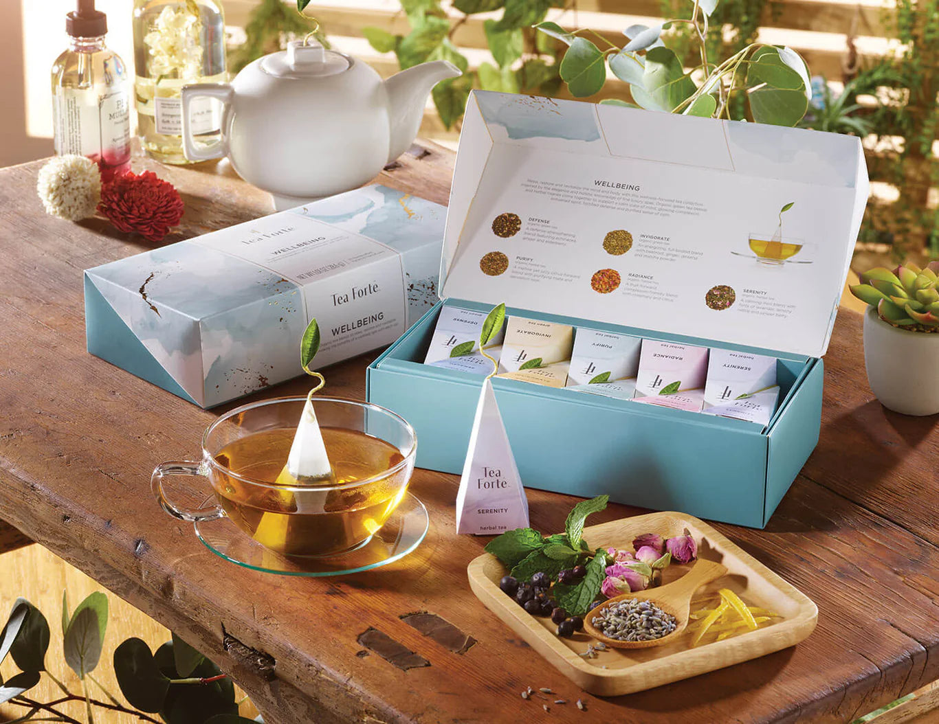 TEA FORTE WELLBEING 10 PIRÁMIDES