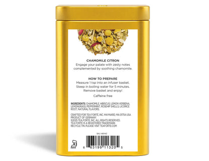 Té de Manzanilla y Cítricos en Hoja Suelta | Tea Forté
