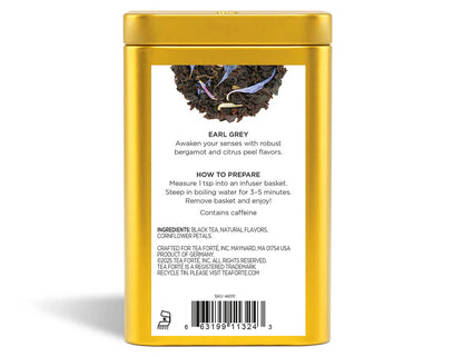 Té Negro Earl Grey Hojas Sueltas vista 3 — Tea Forté México