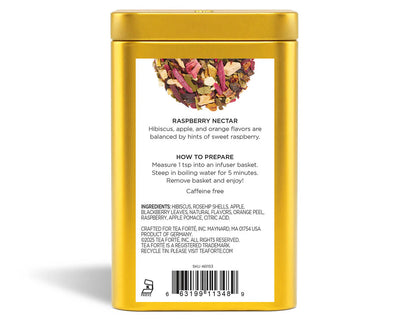 Tisana Raspberry Nectar Hojas Sueltas vista 3 — Tea Forté México