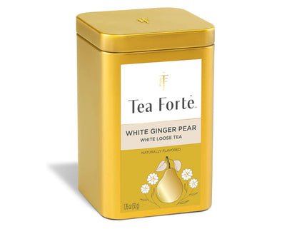 Té Blanco White Ginger Pear Hojas Sueltas vista 3 — Tea Forté México