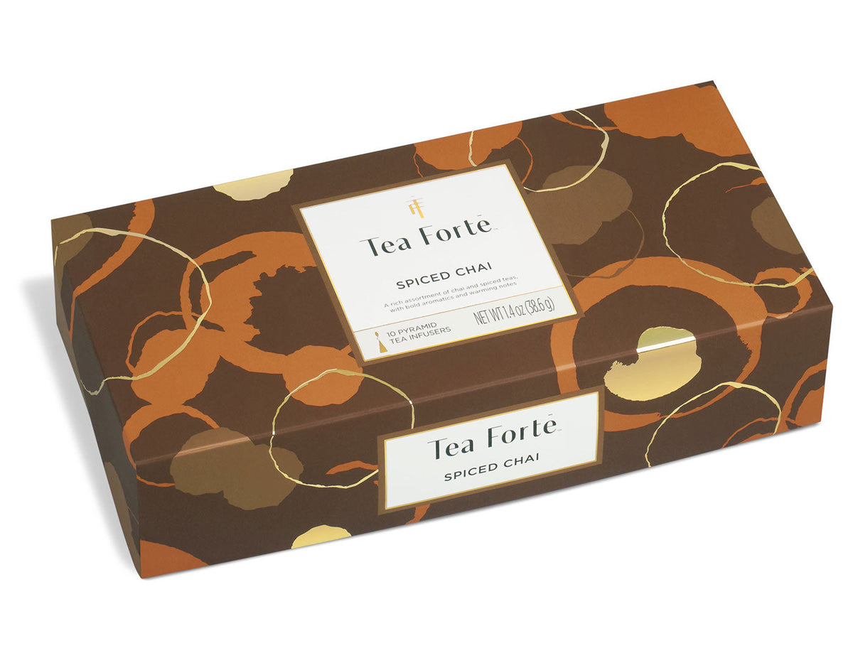Spiced Chai - 10 Pirámides, caja cerrada | Tea Forté México