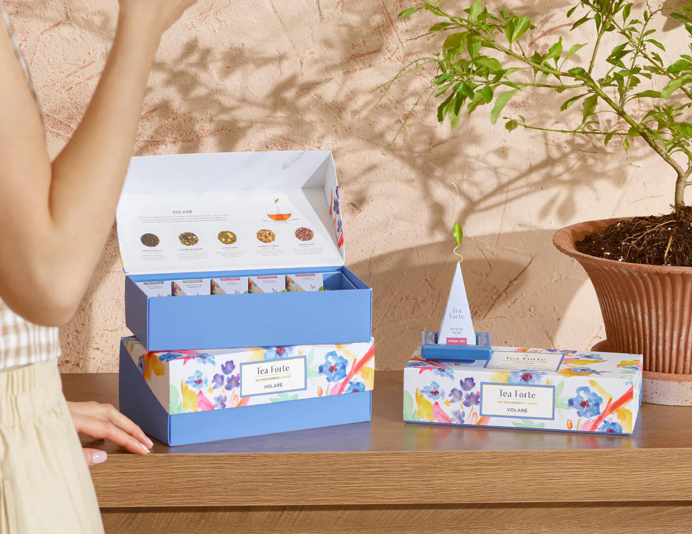 Set Té Premium 10 Pirámides Volare Collection | Tea Forté