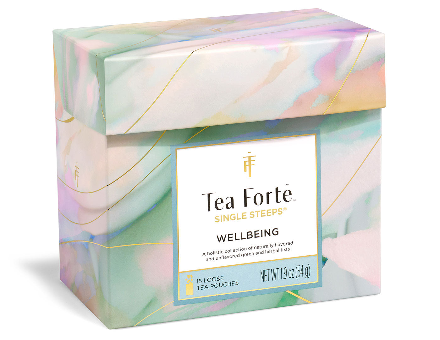 Mezclas Wellbeing de Tea Forté servidas en taza | Tea Forté México