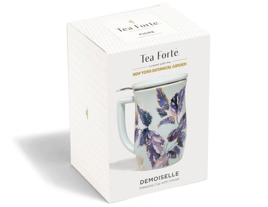 Taza con Infusor Fiore Demoiselle | Estilo y Té en Armonía