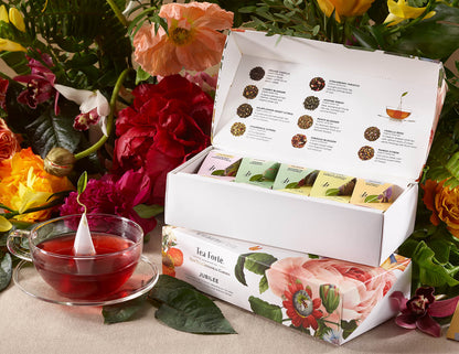 Detalle del empaque Jubilee de Tea Forté | Tea Forté México