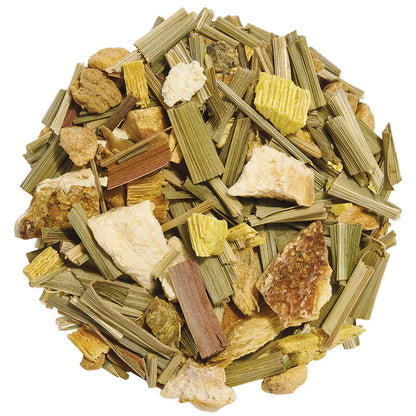 Tisana Ginger Lemongrass Hojas Sueltas detalle — Tea Forté México