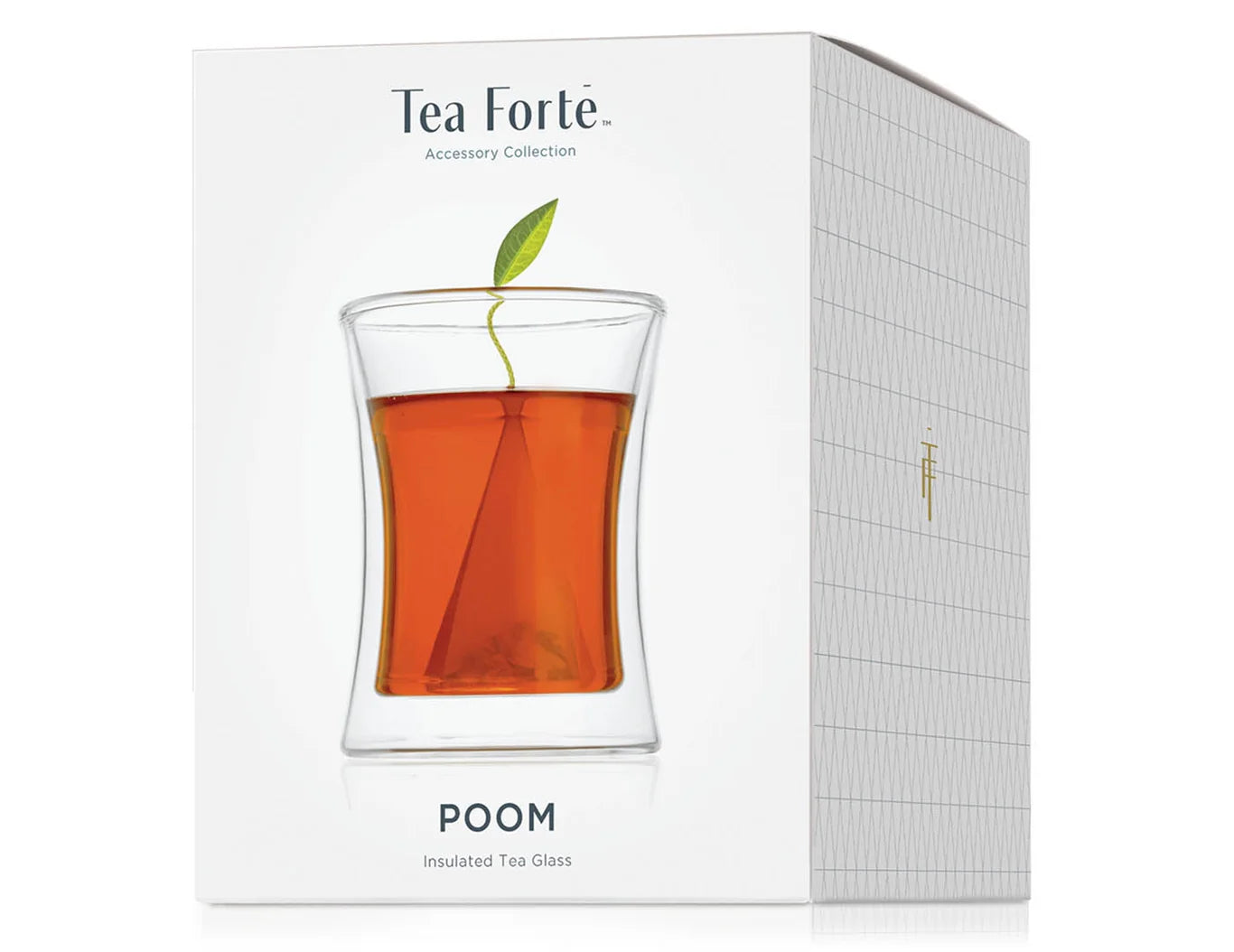 TEA FORTE VASO VIDRIO AISLADO TÉA POOM