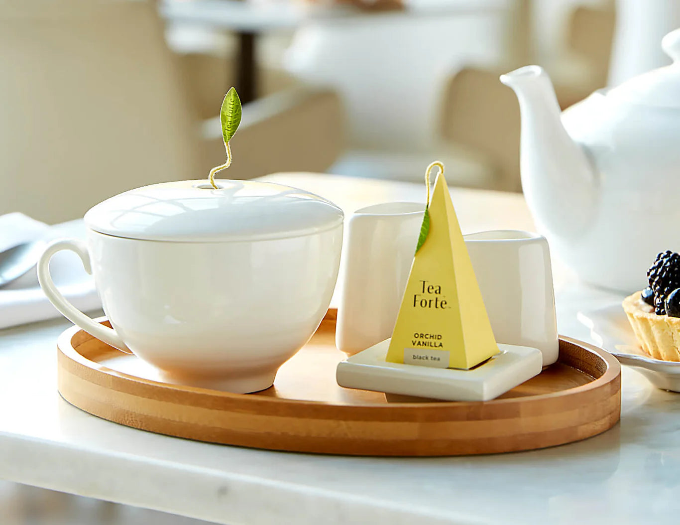 TEA FORTE TAZA CAFÉ CUP CON TAPA
