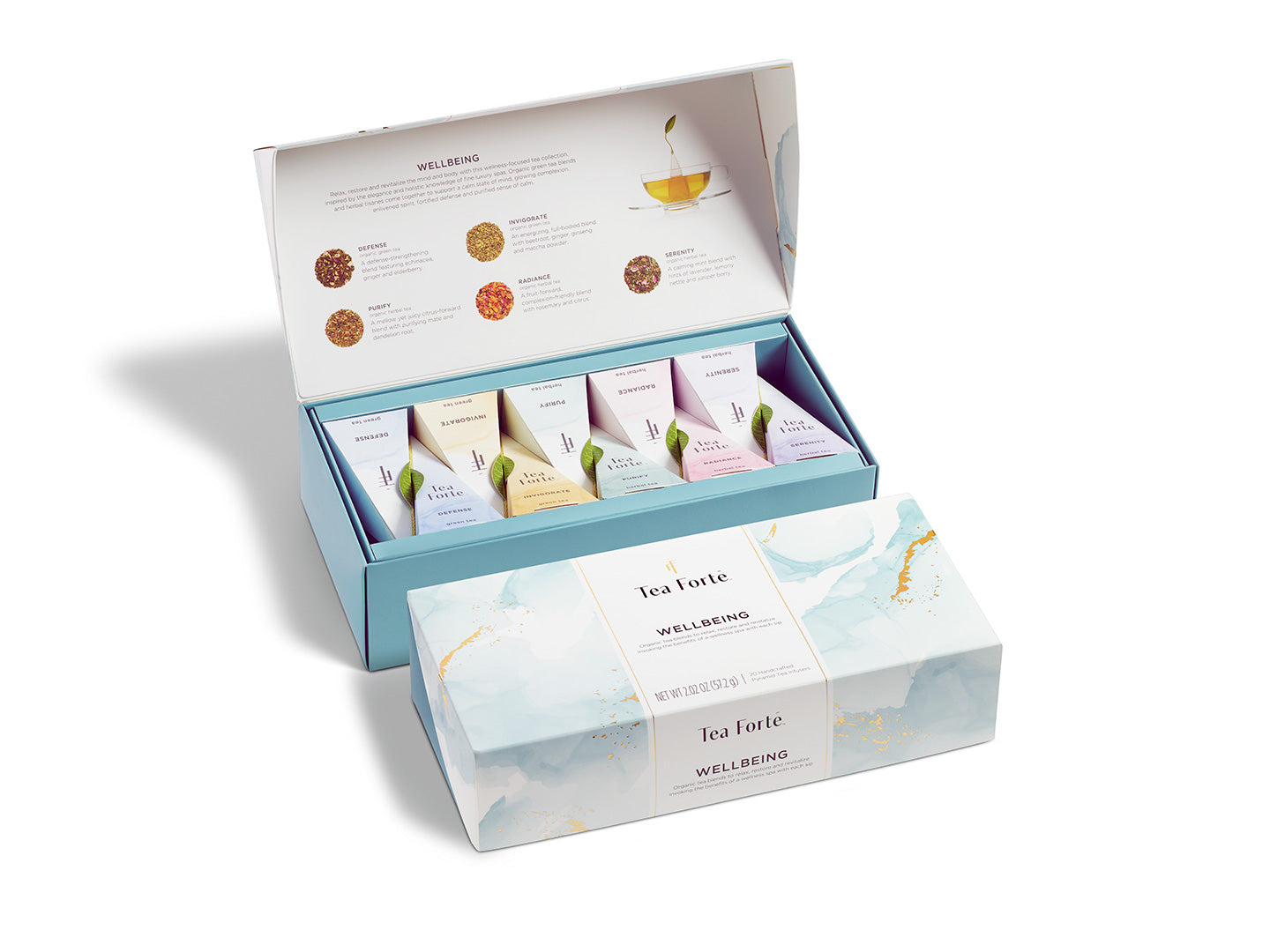 TEA FORTE WELLBEING 10 PIRÁMIDES